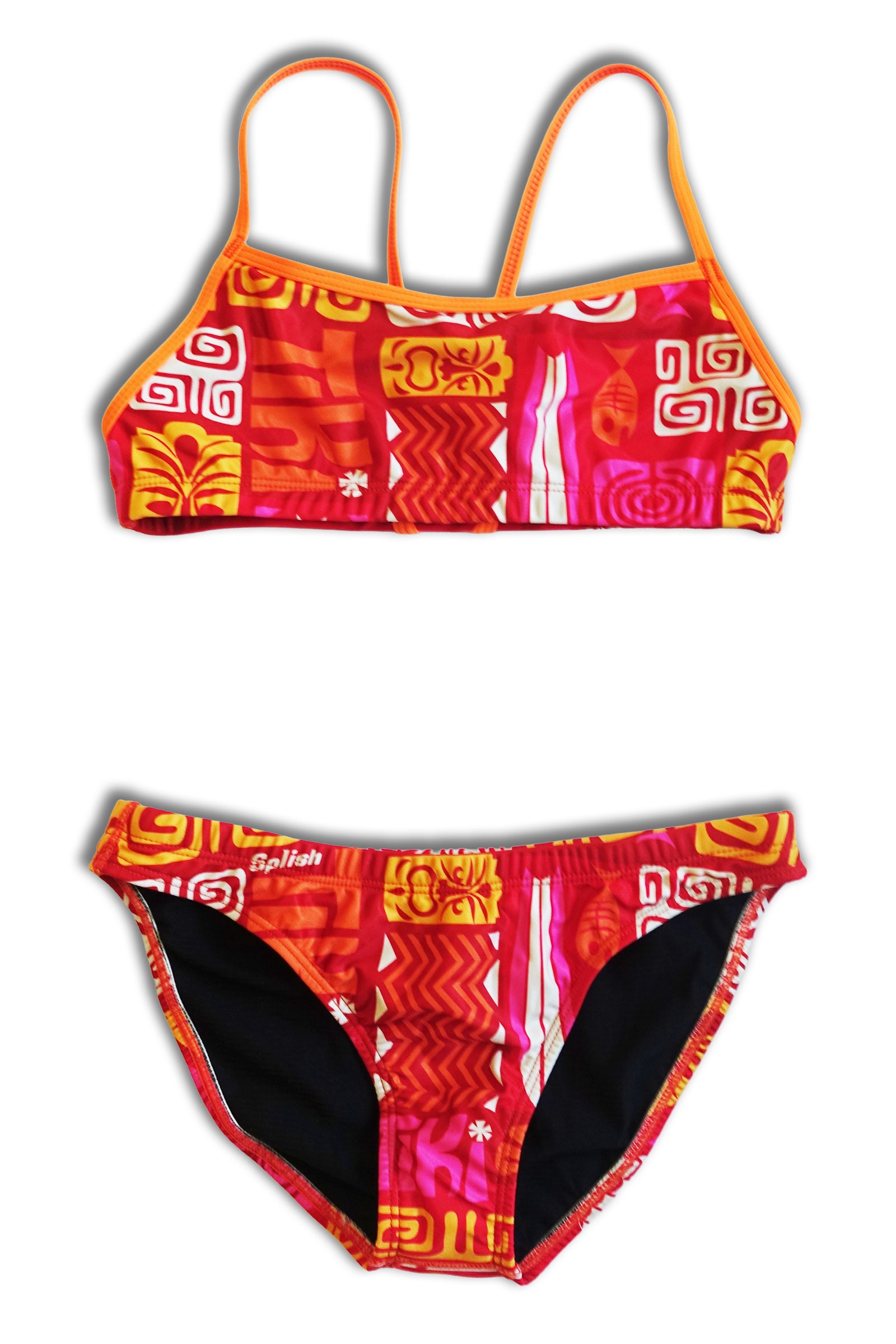 Tiki Orange Bikini