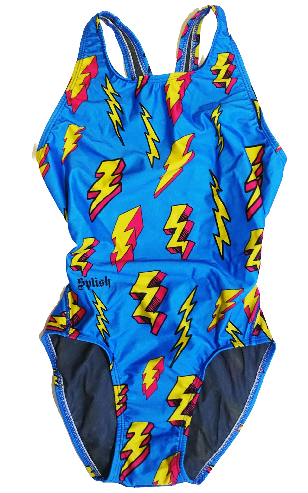 Bolts Blue Racerback