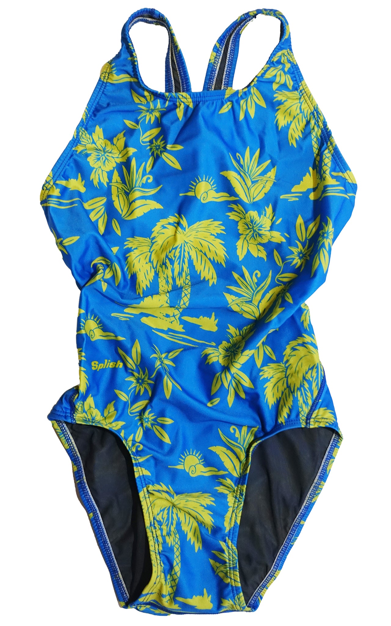 Palm Tree Yellow Racerback