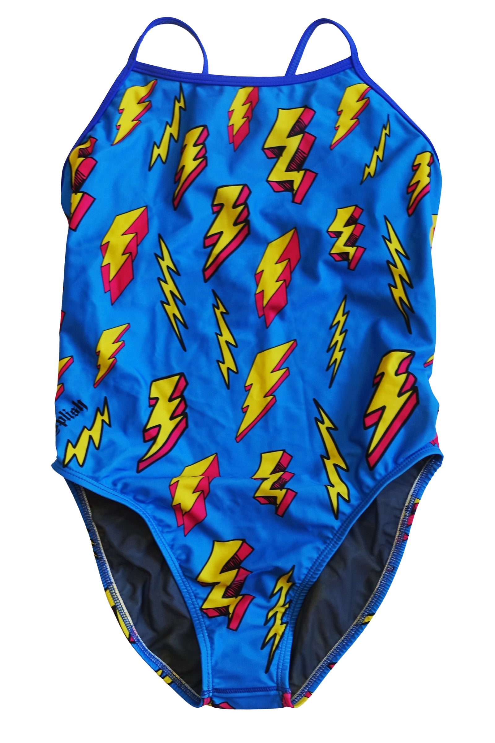 Bolts Blue Super Thin Strap