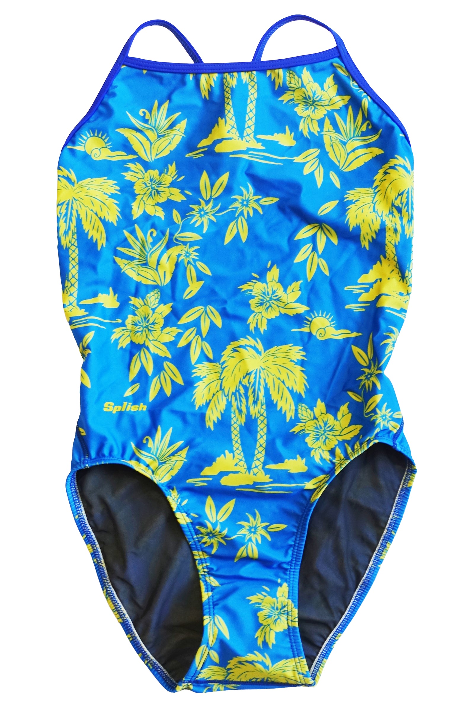 Palm Tree Yellow Thin Strap