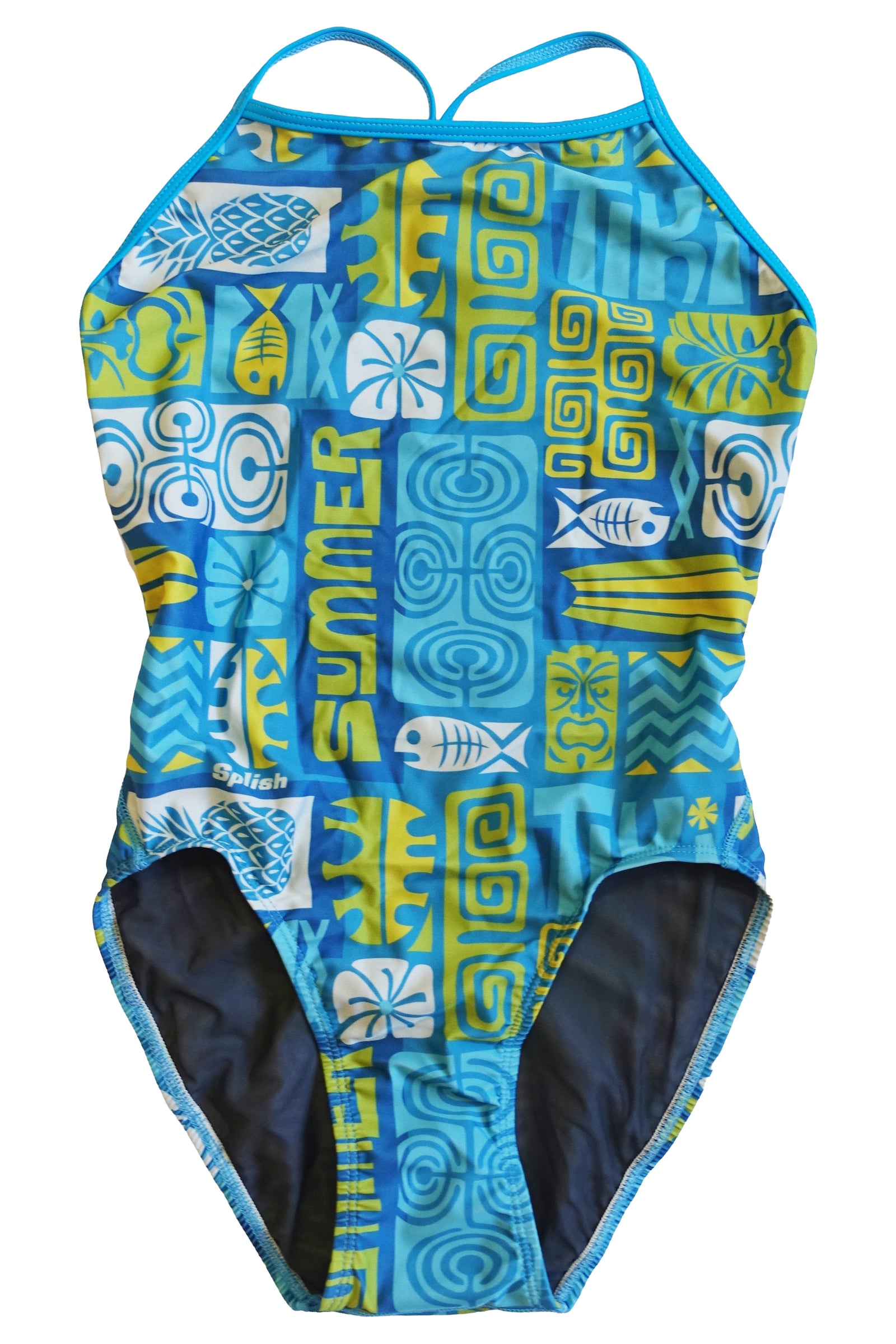 Tiki Blue Thin Strap