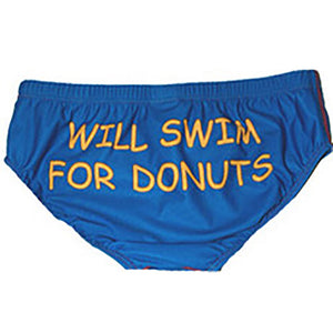 Will Swim For Donuts Brief